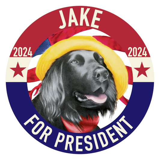 Jake For President Sticker - 3 in Round